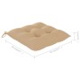 Garden chairs 2 units solid teak wood with cushions by , Garden chairs - Ref: Foro24-3062934, Price: 239,39 €, Discount: %