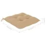 Gartenstühle 2 Einheiten aus massivem Teakholz mit Kissen von , Gartenstühle - Ref: Foro24-3062934, Preis: 231,21 €, Rabatt: %