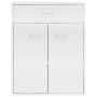 Hochglanzweißes Sperrholz-Sideboard 60x30x75 cm von vidaXL, Sideboards - Ref: Foro24-800717, Preis: 87,76 €, Rabatt: %