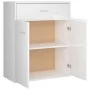Hochglanzweißes Sperrholz-Sideboard 60x30x75 cm von vidaXL, Sideboards - Ref: Foro24-800717, Preis: 87,76 €, Rabatt: %