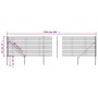 Drahtzaun mit Ankerspitzen grün 0,8x25 m von , Zaunpaneele - Ref: Foro24-154104, Preis: 179,87 €, Rabatt: %