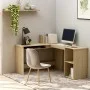 L-shaped oak plywood desk 120x140x75 cm by vidaXL, Desks - Ref: Foro24-800750, Price: 124,56 €, Discount: %
