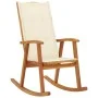 Schaukelstuhl mit Kissen aus massivem Akazienholz von , Gartenstühle - Ref: Foro24-3064181, Preis: 204,48 €, Rabatt: %