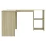 L-förmiger Schreibtisch aus Eichensperrholz, 120 x 140 x 75 cm von vidaXL, Schreibtische - Ref: Foro24-800750, Preis: 124,62 ...