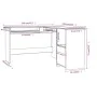L-förmiger Schreibtisch aus Eichensperrholz, 120 x 140 x 75 cm von vidaXL, Schreibtische - Ref: Foro24-800750, Preis: 124,62 ...