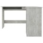 Escritorio forma de L contrachapada gris hormigón 120x140x75 cm de vidaXL, Escritorios - Ref: Foro24-800751, Precio: 104,58 €...