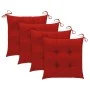 Sillas comedor de jardín 3 uds madera maciza acacia y cojines de , Sillas de jardín - Ref: Foro24-3064368, Precio: 211,45 €, ...