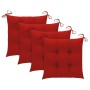 Sillas comedor de jardín 3 uds madera maciza acacia y cojines de , Sillas de jardín - Ref: Foro24-3064368, Precio: 226,69 €, ...