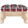 Otomana de jardín de palets madera de pino impregnada de , Sofás modulares de exterior - Ref: Foro24-3066469, Precio: 70,68 €