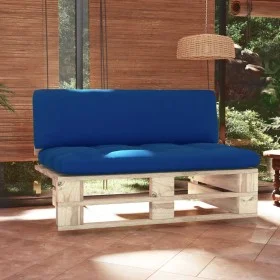 Central sofa made of pallets for impregnated pine wood garden by , Modular outdoor sofas - Ref: Foro24-3066538, Price: 112,06...