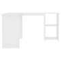 L-förmiger Schreibtisch Sperrholz weiß 120x140x75 cm von vidaXL, Schreibtische - Ref: Foro24-800747, Preis: 123,43 €, Rabatt: %