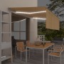 Toldo manual retráctil con persiana y LED amarillo blanco 4x3 m de , Toldos - Ref: Foro24-3069423, Precio: 335,16 €, Descuent...