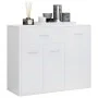 Hochglanzweißes Sperrholz-Sideboard 88x30x70 cm von vidaXL, Sideboards - Ref: Foro24-800681, Preis: 100,51 €, Rabatt: %