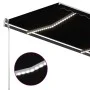 Manual retractable awning with LED anthracite gray 400x300 cm by , Awnings - Ref: Foro24-3069744, Price: 464,45 €, Discount: %