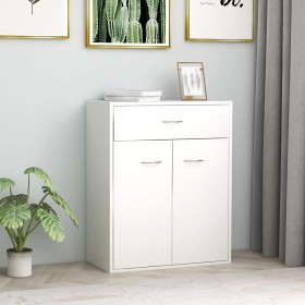 Sideboard aus weißem Sperrholz 60x30x75 cm von vidaXL, Sideboards - Ref: Foro24-800711, Preis: 76,54 €, Rabatt: %