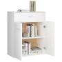 Sideboard aus weißem Sperrholz 60x30x75 cm von vidaXL, Sideboards - Ref: Foro24-800711, Preis: 75,31 €, Rabatt: %