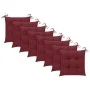 Gartenstühle 8 Einheiten aus massivem Teakholz mit Kissen von , Gartenstühle - Ref: Foro24-3073166, Preis: 939,52 €, Rabatt: %