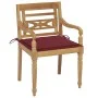 Batavia chairs 4 units solid teak wood with cushions by , Garden chairs - Ref: Foro24-3073304, Price: 487,70 €, Discount: %