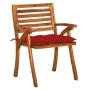 Gartenstühle 8 Stück aus massivem Teakholz mit Kissen von , Gartenstühle - Ref: Foro24-3075222, Preis: 729,44 €, Rabatt: %