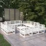 13-teiliges Gartenlounge-Set aus weißem massivem Kiefernholz von , Gartensets - Ref: Foro24-3075295, Preis: 802,00 €, Rabatt: %