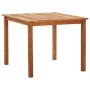 5-teiliges Esszimmerset synthetisches Rattan Massivholz Akaziengrau von vidaXL, Gartensets - Ref: Foro24-46000, Preis: 276,99...