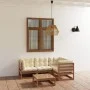 5-teiliges Gartenmöbel-Set mit Kissen aus massivem Kiefernholz von , Gartensets - Ref: Foro24-3076602, Preis: 456,30 €, Rabat...