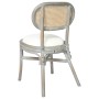 Sillas de comedor 4 unidades lino gris de vidaXL, Sillas de comedor - Ref: Foro24-3071721, Precio: 345,02 €, Descuento: %
