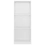 Estantería de 3 niveles madera blanco brillo 40x24x109 cm von vidaXL, Bücherregale und Regale - Ref: Foro24-800834, Preis: 34...