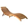 Sun loungers 2 units with solid acacia wood cushions by , Loungers - Ref: Foro24-3077374, Price: 354,87 €, Discount: %