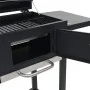 Horno para pizza y barbacoa al aire libre 3 en 1 negro de , Barbacoas - Ref: Foro24-3079733, Precio: 382,05 €, Descuento: %