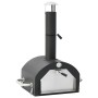 Horno para pizza y barbacoa al aire libre 3 en 1 negro de , Barbacoas - Ref: Foro24-3079733, Precio: 375,27 €, Descuento: %