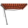 Orange and brown manual retractable foot awning 600x350 cm by , Awnings - Ref: Foro24-3069880, Price: 712,96 €, Discount: %