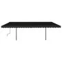 Automatic retractable awning with anthracite gray poles 6x3 m by , Awnings - Ref: Foro24-3070199, Price: 611,59 €, Discount: %