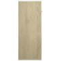 Aparador de madera contrachapada color roble Sonoma 60x30x75 cm de vidaXL, Aparadores - Ref: Foro24-800732, Precio: 58,48 €, ...