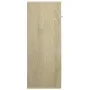 Aparador de madera contrachapada color roble Sonoma 60x30x75 cm de vidaXL, Aparadores - Ref: Foro24-800732, Precio: 58,18 €, ...