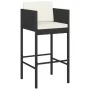 5-piece garden bar set and black synthetic rattan cushions by , Garden sets - Ref: Foro24-3094800, Price: 433,12 €, Discount: %