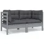 5-piece garden furniture set with solid pine wood cushions by , Garden sets - Ref: Foro24-3096156, Price: 404,02 €, Discount: %