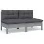 5-piece garden furniture set with solid pine wood cushions by , Garden sets - Ref: Foro24-3096156, Price: 404,02 €, Discount: %