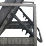 Graue Sonnenliege aus synthetischem Rattan mit Armlehnen von vidaXL, Liegen - Ref: Foro24-48126, Preis: 108,83 €, Rabatt: %