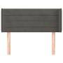 Dunkelgraues Samtkopfteil 103x16x78/88 cm von , Kopf- und Fußteile - Ref: Foro24-3118951, Preis: 47,32 €, Rabatt: %