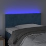 Cabecero con LED de terciopelo azul oscuro 80x5x78/88 cm de , Cabeceros y pies de cama - Ref: Foro24-3121366, Precio: 34,24 €...