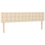 Box spring bed with cream fabric mattress 180x200 cm by , Beds and slatted bases - Ref: Foro24-3127146, Price: 598,10 €, Disc...