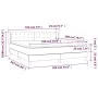 Box spring bed with cream fabric mattress 180x200 cm by , Beds and slatted bases - Ref: Foro24-3127146, Price: 582,77 €, Disc...
