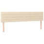 Cama box spring con colchón tela color crema 160x200 cm de , Camas y somieres - Ref: Foro24-3129806, Precio: 515,57 €, Descue...