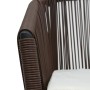 Garden table and chairs set 3 pieces and brown PE rattan cushions by vidaXL, Garden sets - Ref: Foro24-48139, Price: 204,22 €...