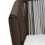 Garden table and chairs set 3 pieces and brown PE rattan cushions by vidaXL, Garden sets - Ref: Foro24-48139, Price: 240,73 €...