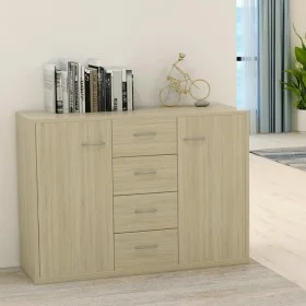 Sonoma oak plywood sideboard 60x30x70 cm by vidaXL, Sideboards - Ref: Foro24-800687, Price: 101,40 €, Discount: %