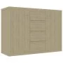 Sideboard aus Sonoma-Eichensperrholz, 60 x 30 x 70 cm von vidaXL, Sideboards - Ref: Foro24-800687, Preis: 101,40 €, Rabatt: %