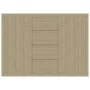 Sonoma oak plywood sideboard 60x30x70 cm by vidaXL, Sideboards - Ref: Foro24-800687, Price: 105,79 €, Discount: %