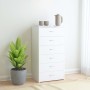 Sideboard mit 6 Schubladen aus weißem Sperrholz 50x34x96 cm von vidaXL, Sideboards - Ref: Foro24-800666, Preis: 108,04 €, Rab...